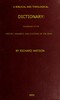 A Biblical and Theological Dictionary