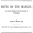 Notes on the Mangue: An Extinct Dialect Formerly Spoken in Nicaragua