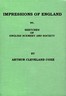 Impressions of England; or, Sketches of English Scenery and Society