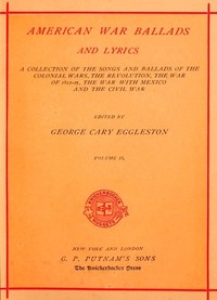 American War Ballads and Lyrics, Volume 2 (of 2)