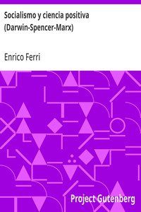 Socialismo y ciencia positiva (Darwin-Spencer-Marx)