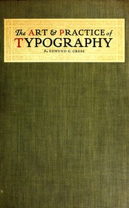 The Art & Practice of Typography