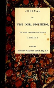 Journal of a West India Proprietor