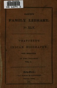 Indian Biography; Vol. 1 (of 2)