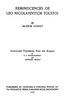 Reminiscences of Leo Nicolayevitch Tolstoi