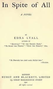 In Spite of All: A Novel