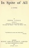 In Spite of All: A Novel