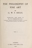The Philosophy of Fine Art, volume 1 (of 4)