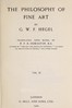 The Philosophy of Fine Art, volume 2 (of 4)