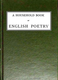 A Household Book of English Poetry