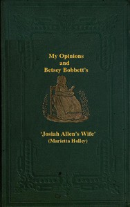 My Opinions and Betsey Bobbet's