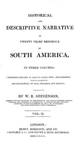 Historical and descriptive narrative of twenty years' residence in South America (Vol 2 of 3)