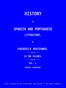 History of Spanish and Portuguese Literature (Vol 1 of 2)
