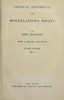 Critical, Historical, and Miscellaneous Essays; Vol. 1