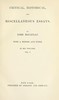 Critical, Historical, and Miscellaneous Essays; Vol. 5