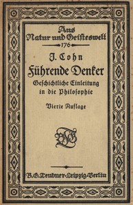 Führende Denker: Geschichtliche Einleitung in die Philosophie