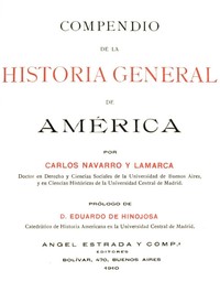 Compendio de la historia general de América. Tomo I