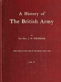 A History of the British Army, Vol. 2