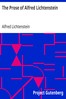 The Prose of Alfred Lichtenstein