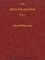 The Greek Philosophers, Vol. 1 (of 2)