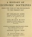 A history of economic doctrines :  from the time of the physiocrats to the present day