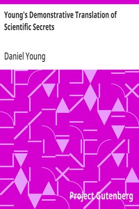 Young's Demonstrative Translation of Scientific Secrets
