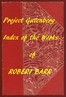 Index of the Project Gutenberg Works of Robert Barr
