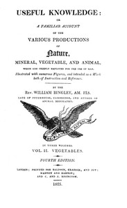 Useful Knowledge: Volume 2. Vegetables