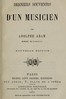 Derniers souvenirs d'un musicien