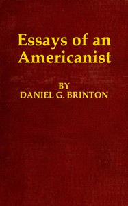 Essays of an Americanist