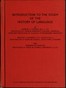 Introduction to the study of the history of language