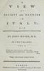 A View of Society and Manners in Italy, Volume 1 (of 2)