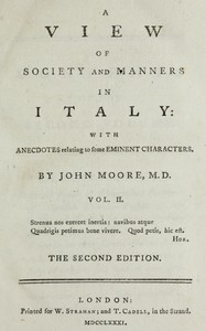 A View of Society and Manners in Italy, Volume 2 (of 2)