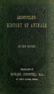 Aristotle's History of Animals