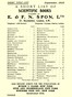 A Short List of Scientific Books Published by E. & F. N. Spon, Ltd. September 1915