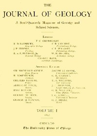 The Journal of Geology, January-February 1893