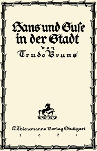 Hans und Suse in der Stadt