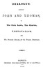 Dialogue between John and Thomas, on the Corn Laws, the Charter, Teetotalism, and the Probable Remedy for the Present Disstresses