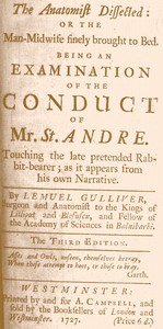The Anatomist Dissected: or the man-midwife finely brought to bed. 