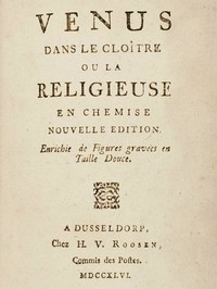 Vénus dans le cloître, ou la religieuse en chemise