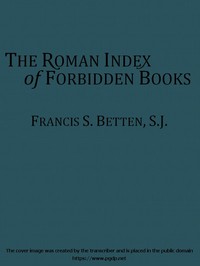 The Roman Index of Forbidden Books