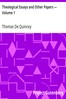 Theological Essays and Other Papers — Volume 1