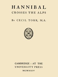 Hannibal Crosses the Alps