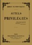 Autels privilégiés