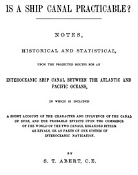 Is a Ship Canal Practicable?