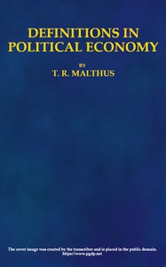 Definitions in Political Economy,