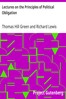Lectures on the Principles of Political Obligation