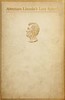 Abraham Lincoln's Lost Speech, May 29, 1856