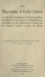 The migrations of early culture