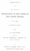 Remarks upon the proposed destruction of the tower of the Parish Church of St. John, Hampstead